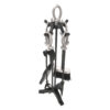 nabor-kaminnyj-d15016ask-4-predmeta-64sm-antichnoe-serebro-chernyj-na-podstavke