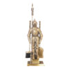 nabor-kaminnyj-d98051ab-rycar-bol-shoj-4-predmeta-110-sm-antichnaya-bronza-na-podstavke