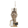 nabor-kaminnyj-d98051ab-rycar-bol-shoj-4-predmeta-110-sm-antichnaya-bronza-na-podstavke