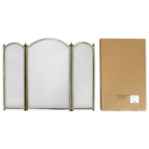 ekran-kaminnyj-c03026ab-3-sekcii-68h80sm-antichnaya-latun