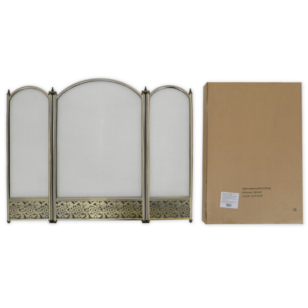 ekran-kaminnyj-c03325ab-3-sekcii-66h85sm-antichnaya-bronza